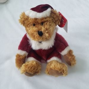 NWT Vintage Russ Berrie Kris Santa Teddy Bear